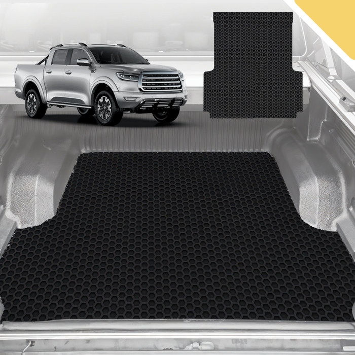 Outback GT 6D Pro Ute Tub Mat for GWM Haval Great Wall Cannon Ute NPW 2019-Current - Black