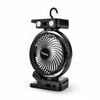 10000mAh Rechargeable USB Fan with LED Lights and 3 Speeds - Portable