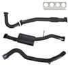 Ignite Exhausts Turbo Back for Nissan GU Patrol 4.2L Coil Spring Ute 3" No Dump Pipe With Muffler 409 Stainless Steel