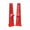 2pc AgBoss Equestrian Multi Level Tri Jump Stand and Cup 1.2m Red