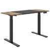 Ufurniture Standing Desk Electric Dual Motor Height Adjustable  140 * 60cm Splice