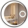 Costway 61cm Round Led Bathroom Wall Mirror Aluminum Vanity Sensor