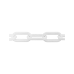 Pinnacle 8mm 5/16" x 4m White Plastic Chain