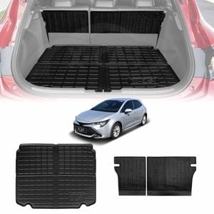 Boot Liner Back Seat Protector for Toyota Corolla Hatchback 2018-Onwards Cargo Trunk Kick Mats