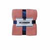 Soft Coral Fleece Throw Rug 127 X 152 Cm Pink