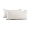 Dreamaker 250TC Cotton & Recycled Polyester Blend King Pillowcase Twin Pack Silver Grey