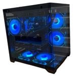 Special Edition Gaming Computer with Intel Core i9-11900F, 16GB RAM, Tempered Glass Case, Liquid Cooling, and 7 ARGB Fans Black