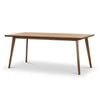 Bruno Rectangular 180cm Brown Oak Dining Table