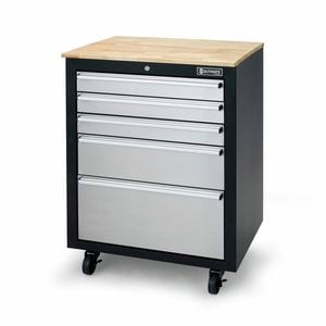 Ultimate Storage Matte Black 5 Drawer Underbench