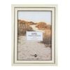Unigift Axel Glass Home Decor Picture Photo Frame 13x18cm Ivory/Black