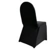 Just Party Linen Black Chair Cover Spandex