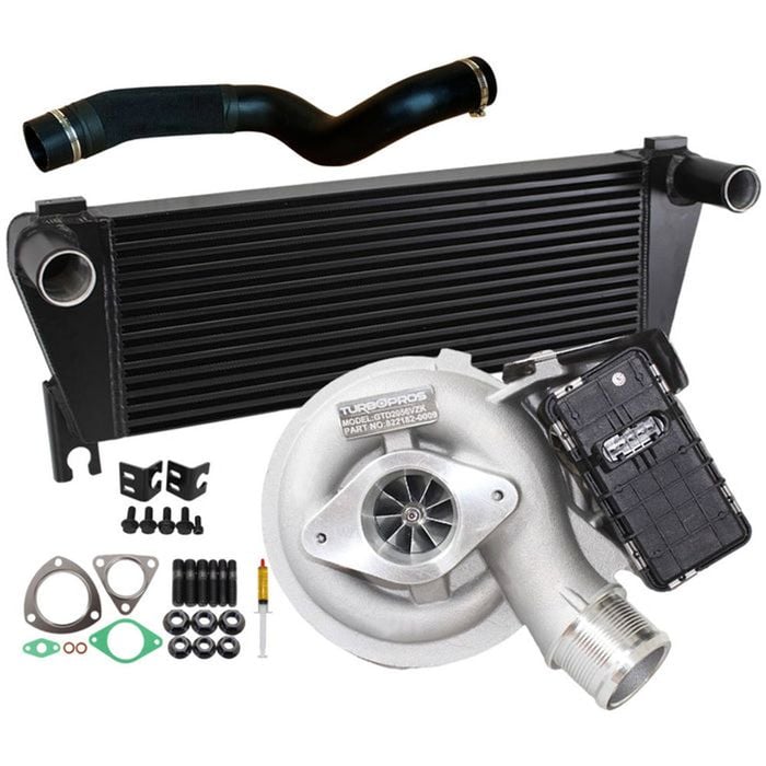 Upgrade Billet Turbo Charger With 70mm Intercooler & Hose For Ford Ranger 3.2L 2015 Onwards