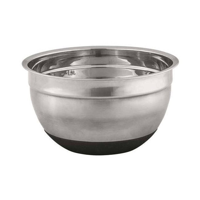 Avanti Stainless Steel Mixing Bowl with Silicone Bottom 18cm - 1.5L