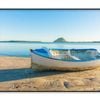 Vintage Wooden Clinker Dingy   Print 100% Australian Made 120x90cm  (Poster)