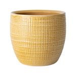 Scheurich 16cm Yellow Corteza Pot - 160mm