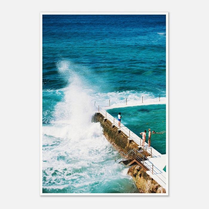 Galrie Bondi Beach Icebergs II Art Print Photography, Poster Only, A0 84 x 119cm (33 x 47inch)