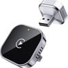 Fohoa Mini Black Wireless Carplay Adapter Usb Dongle With Dual Band 5ghz For Factory Wired Cars