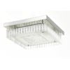 Telbix Chrome/Clear Andela Square Led Oyster