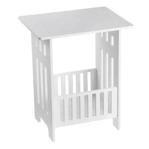 Lifebay Compact and Chic: Nordic Modern Mini Bedside Table with Storage