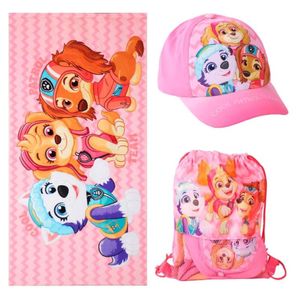 Paw Patrol Beach Swimming Towel, Gym Bag, Baseball Cap Set