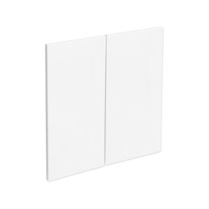Kaboodle 600mm Nougat Truffle Modern Rangehood Door - 2 Pack