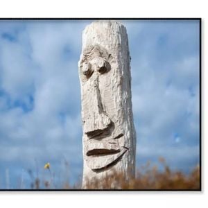 Driftwood Totem, New Zealand  Print 100% Australian Made 120x90cm  (Poster)