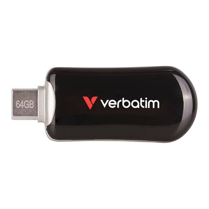 Verbatim Plectra 64GB USB-C Flash Drive Black [30224]