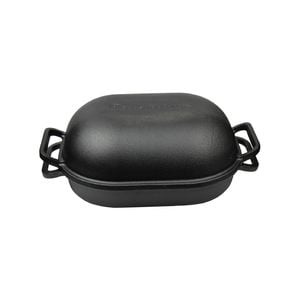 Brunswick Bakers Pre-seasoned Cast Iron Bread Baking Pan 39x 26cm