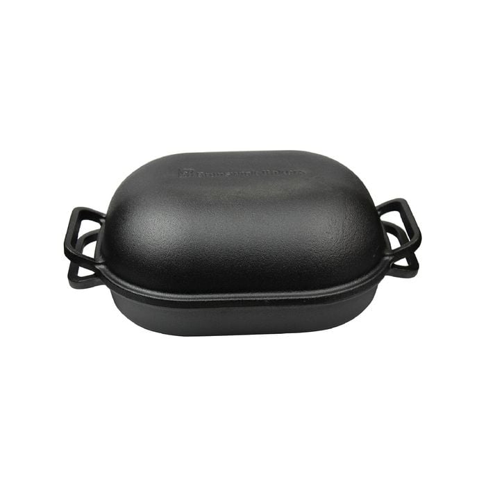Brunswick Bakers Pre-seasoned Cast Iron Bread Baking Pan 39x 26cm
