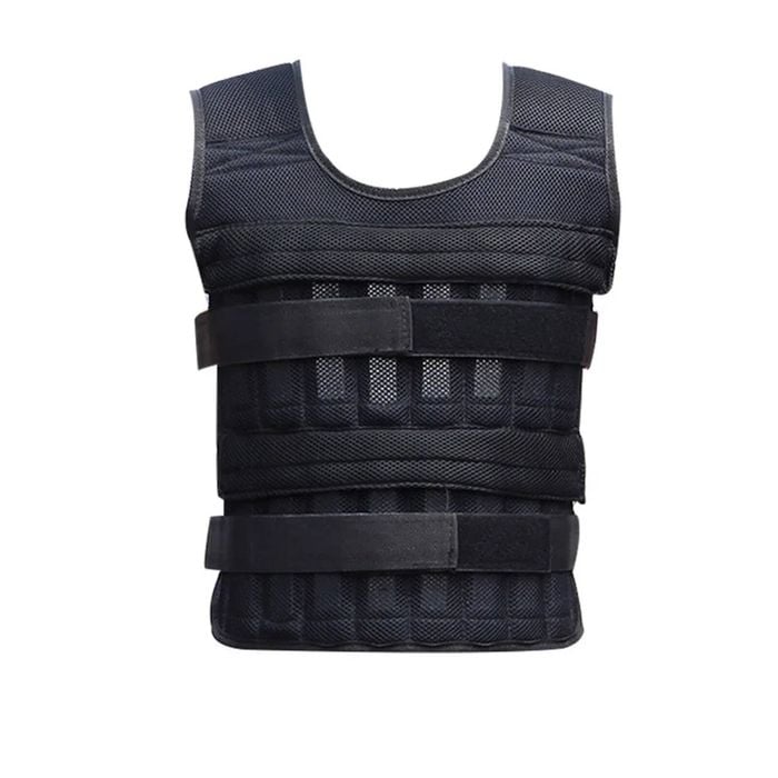NNEOBA Adjustable Weighted Vest (Plates Not Included) Black