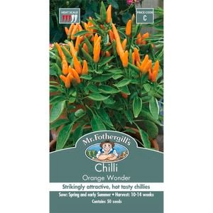 Mr Fothergill's Chilli Orange Wonder Seeds