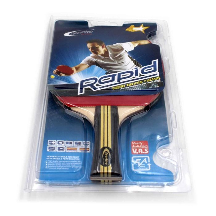 Sportivo Di Vinci 4 stars Rapid table tennis racket, Professional series paddle