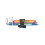 WERA 9 Piece 3950/9 Hex-Plus Multicolour HF Stainless 1 L-Key set