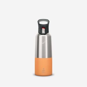 Decathlon - 0.8 L Insulated Stainless Steel Flask 900 With Quick-release Cap For Hiking - One Size