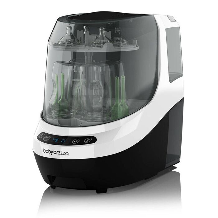 Baby Breeza All-In-One Cleaning Bottle Washer Pro White/Black