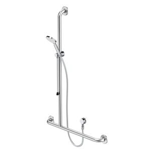 Caroma Care Support Accessible Shower Set with Inverted T Rail