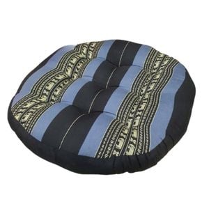 Jumbo Zafu Meditation Cushion - 75cm Round Floor Cushion | Handmade Thai Seat With Natural Kapok Filling