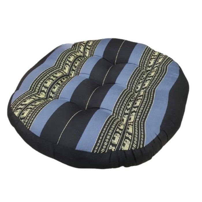 Jumbo Zafu Meditation Cushion - 75cm Round Floor Cushion | Handmade Thai Seat With Natural Kapok Filling