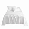 Giselle Single 500TC 100% Cotton Bed Sheet Set Includes Fitted Sheet 40cm Deep Pocket, White