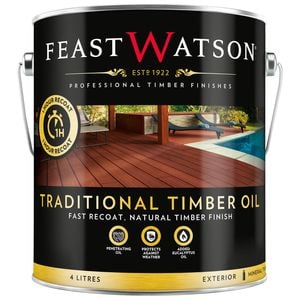 Feast Watson 4L Merbau Traditional Timber Oil - 4L