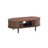 Anna Coffee Table Curved Walnut
