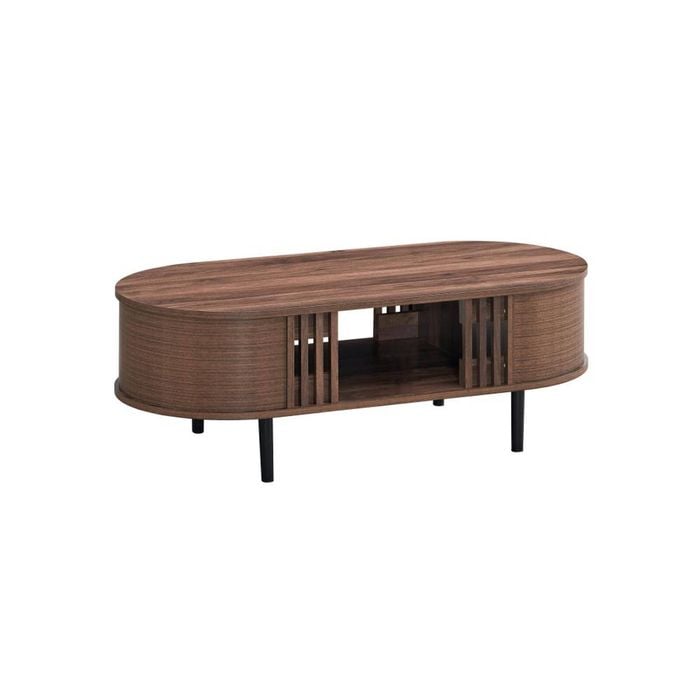 Anna Coffee Table Curved Walnut