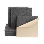 iDeer Life 12PCS Acoustic Foam Sound Absorbing Panels Wall Tiles Square - Dark Grey