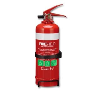 Fireshield 1kg Dry Powder Fire Extinguisher 2A.10B