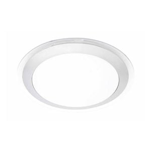 Brilliant 43cm 22W Charlton LED Oyster Ceiling Light