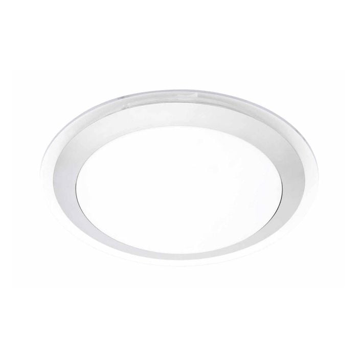 Brilliant 43cm 22W Charlton LED Oyster Ceiling Light
