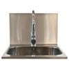 Dissco Laundry Splashback  465x300mm Stainless Steel