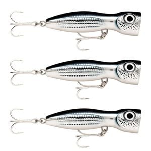 3x Rapala 13cm X Rap Magnum Xplode Topwater Heavy Duty Fish Lures - Mullet