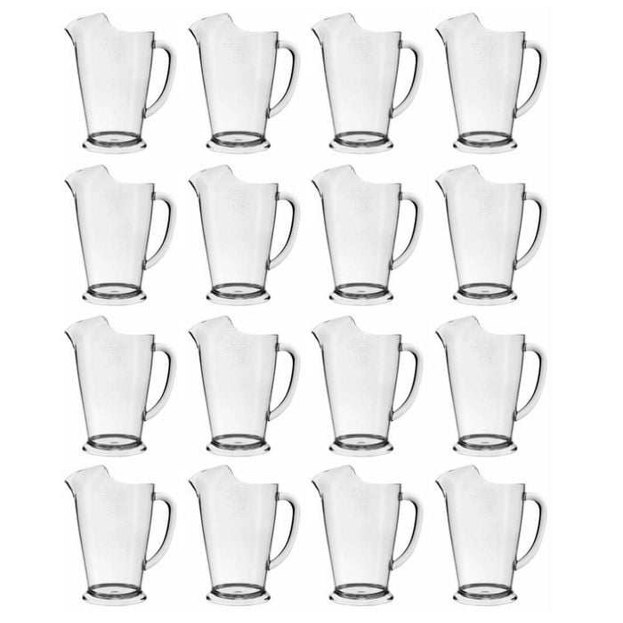 Crown Polycarb Jug With Ice Lip 1140ml | Set Of 12