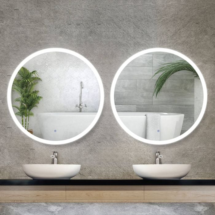 Embellir 80CM LED Wall Mirror Set of 2